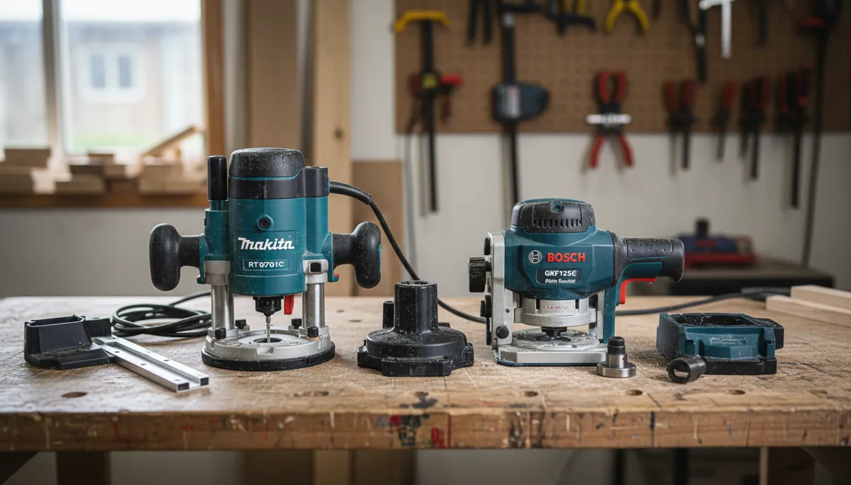 Affleureuse Makita ou Bosch